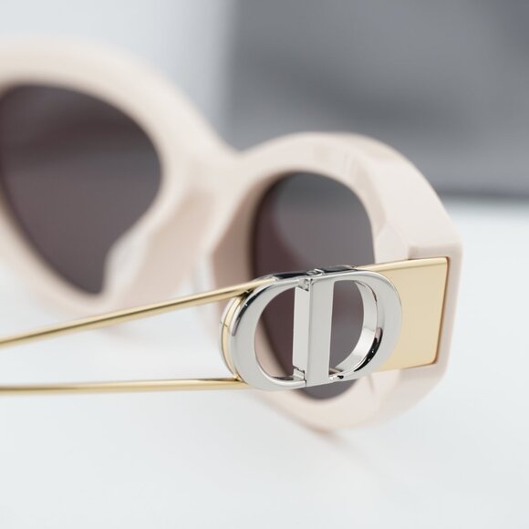 Dior 30MONTAIGNE B6F 43F0 Cat Eye Sunglasses - Pink/Gold/Brown main image 5